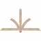 Ekena Millwork Redmond Smooth Timber Gable Bracket, Douglas Fir, 60"W x 32"H x 1 1/2"D x 3 1/2"F, 13/12 Pitch GBW060X32X0204RED00SDF - alternate 1